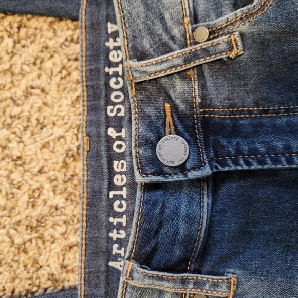 Articles of Society - Raw Hem Ankle Jeans Size: 28 - Picture 3 of 5